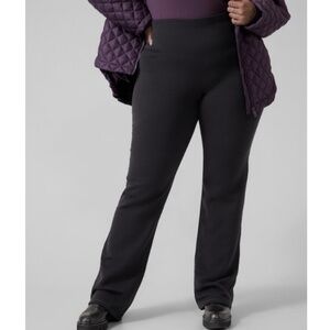Athleta - Altitude Pant Polartec Power Stretch Black Fleece Lined Pant - 3X